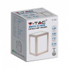 12W LED WALL LIGHT 3000K WHITE BODY