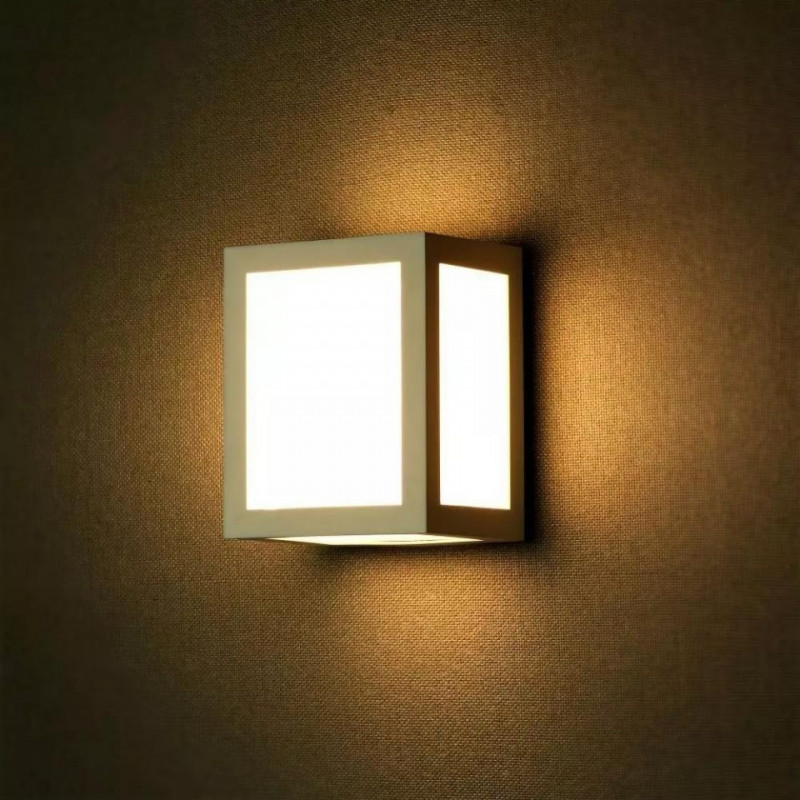 12W LED WALL LIGHT 3000K WHITE BODY