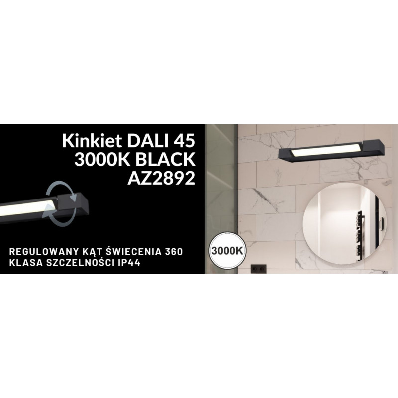 Kinkiet DALI 45 3000K BLACK AZ2892