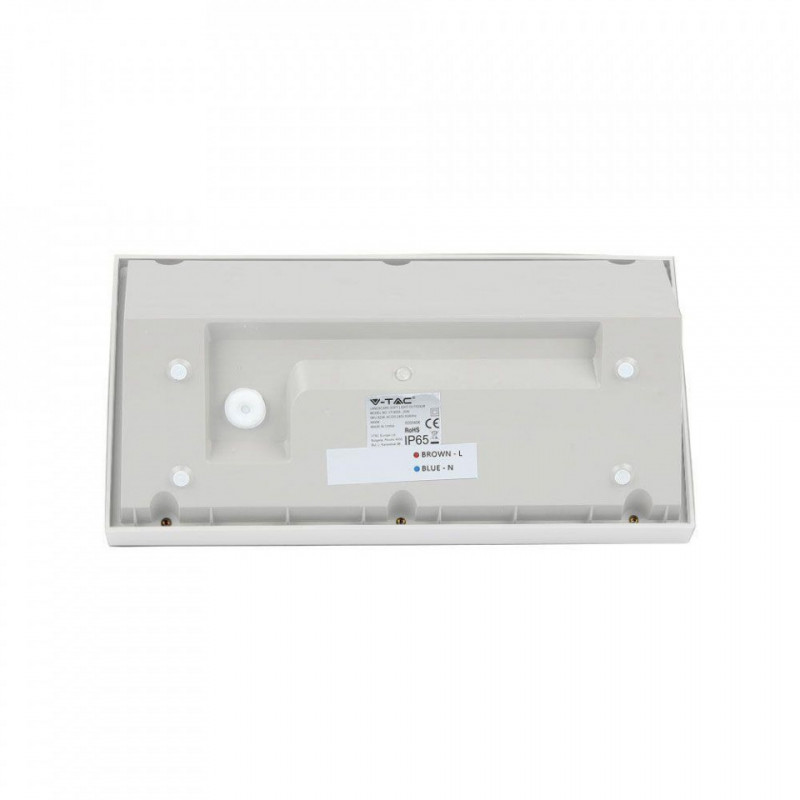Oprawa Ścienna V-TAC 20W LED Ukośna Biała IP65 VT-8054 4000K 2045lm