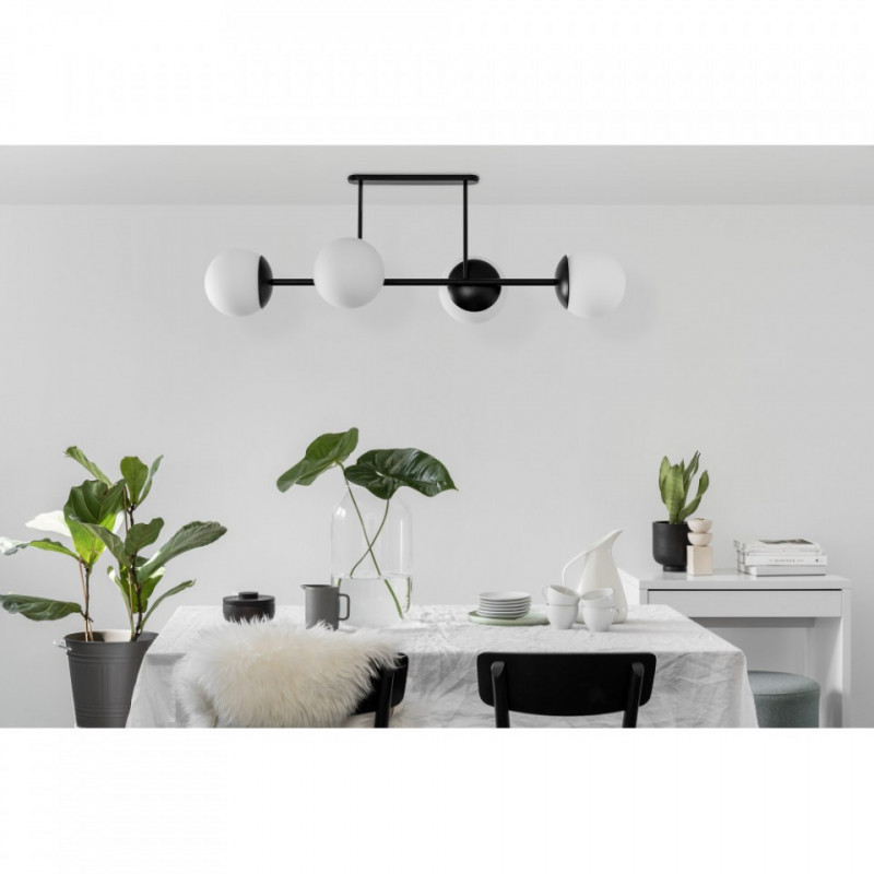 KOP D czarna lampa przysufitowa / plafon