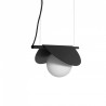 SALLO A czarna sufitowa lampa wisząca
