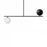 SUGURI D czarna lampa sufitowa w rozmiarze M
