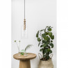 Loft Hulub 3L lampa wisząca z czarną listwą sufitową KOLOROWE KABLE