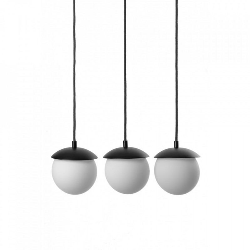 KUUL A czarna sufitowa lampa wisząca
