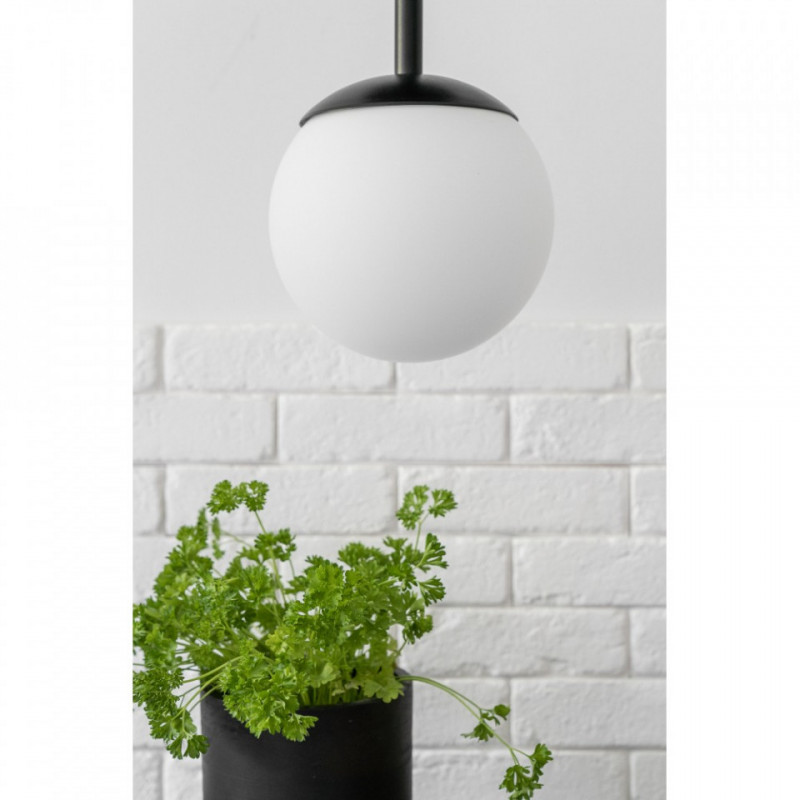 PLAAT A czarna sufitowa lampa wisząca