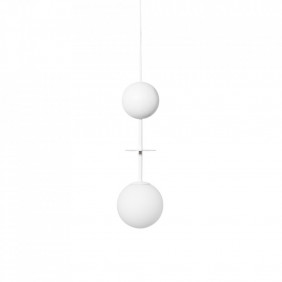 OIO A biała sufitowa lampa wisząca