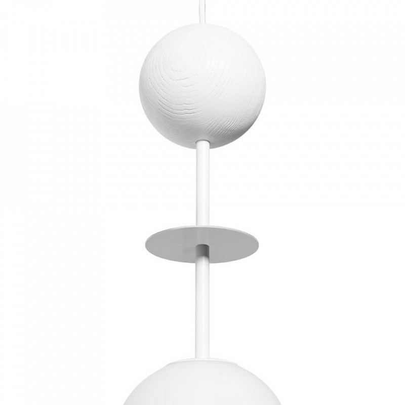 OIO A biała sufitowa lampa wisząca