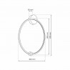 Lampa sufitowa Saturno Gold 46W LED