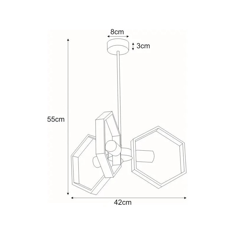 Lampa wisząca K-4723 z serii HONEY