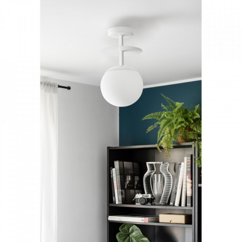 PLAAT B biała lampa przysufitowa / plafon
