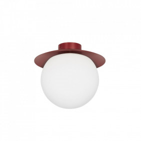 KUUL C Burgundowa Lampa Sufitowa / Plafon