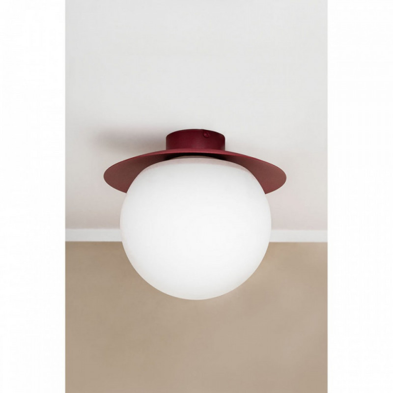 KUUL C Burgundowa Lampa Sufitowa / Plafon