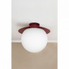 KUUL C Burgundowa Lampa Sufitowa / Plafon
