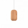 Drewniana lampa sufitowa Loft Barille 3L GU10 lampa wisząca na listwie KOLOROWE KABLE
