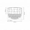 Kinkiet LUXURIA 2xE14
