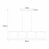 Lampa wisząca K-4377 z serii SEVANA