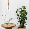 Loft Hulub czarna lampa wisząca KOLOROWE KABLE
