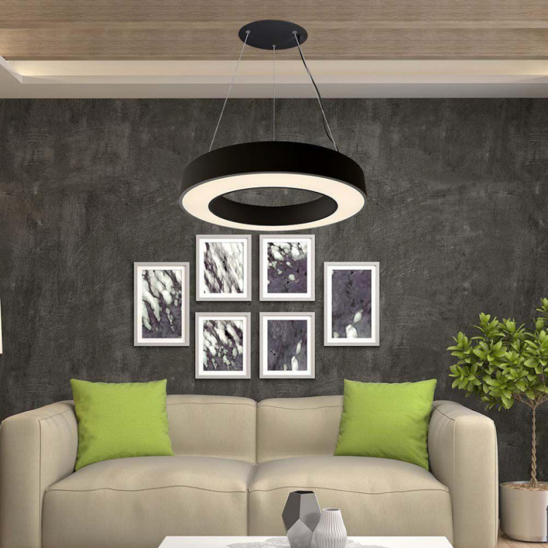 Oprawa Wisząca V-TAC 50W LED TRIAC Czarna VT-7760 4000K 6100lm 2 Lata Gwarancji