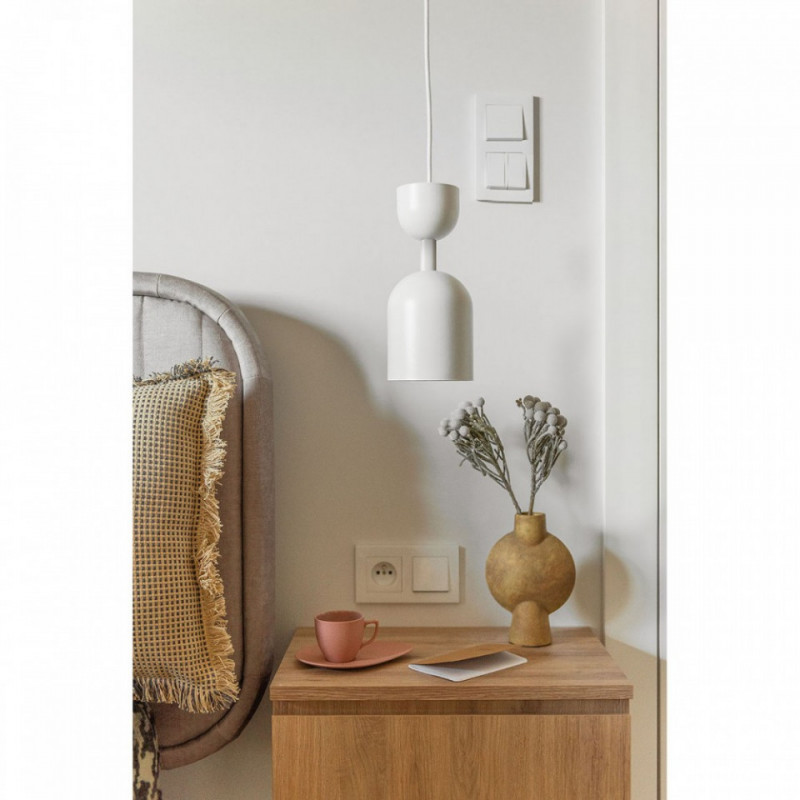 SUPURU biała sufitowa lampa wisząca