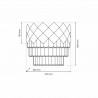 Kinkiet CARISMA GOLD 2xE14