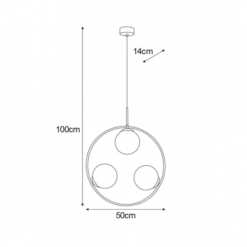 Lampa wisząca K-5113 z serii DAVOS