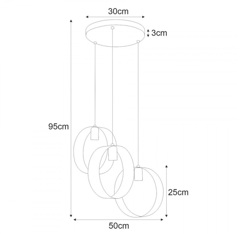 Lampa wisząca K-4977 z serii EMI