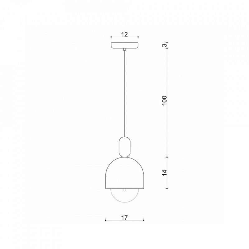 Loft Ovoi ciemnozielona strukturalna lampa wisząca z beżowym przewodem KOLOROWE KABLE
