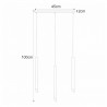 Lampa wisząca K-4067 z serii MARGUS