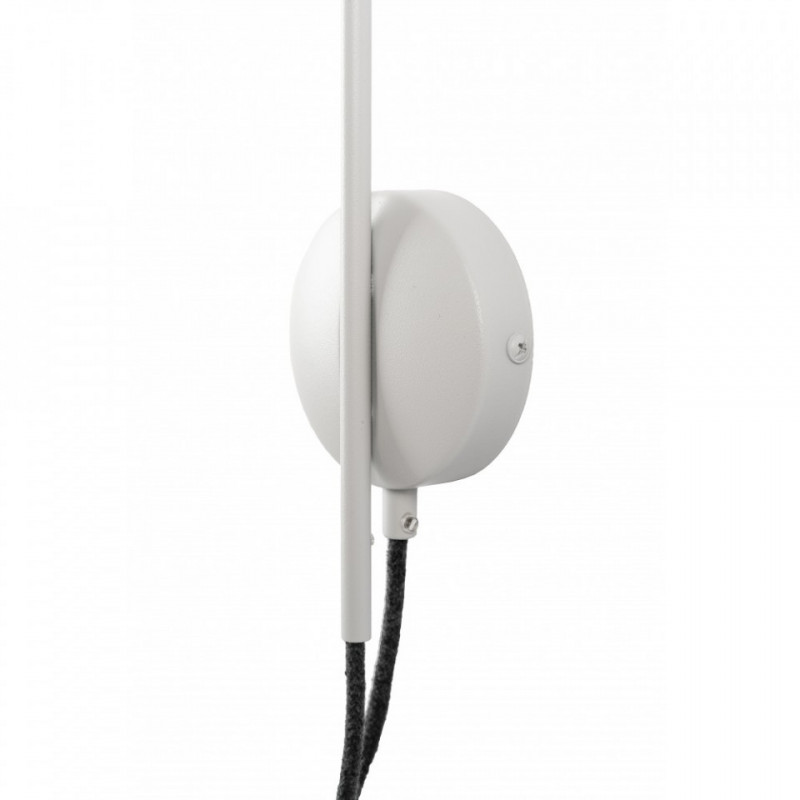 Lampa ścienna Loft Bala jasnoszary strukturalny kinkiet KOLOROWE KABLE