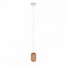 Drewniana lampa sufitowa Loft Barille GU10 lampa wisząca KOLOROWE KABLE