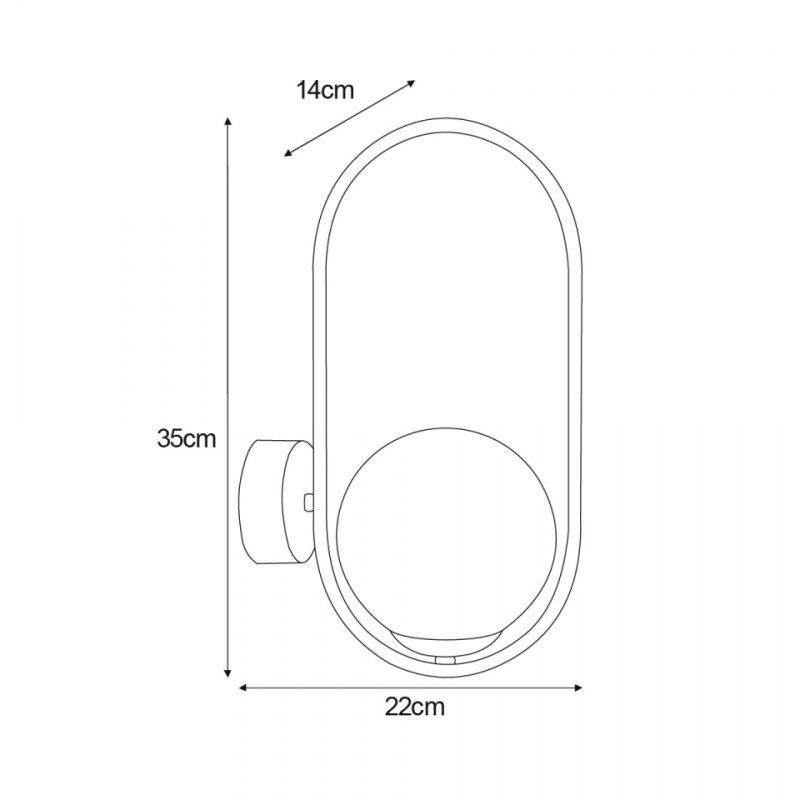 Kinkiet K-5105 z serii PARVA