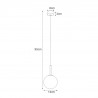 Lampa wisząca K-4885 z serii FARO