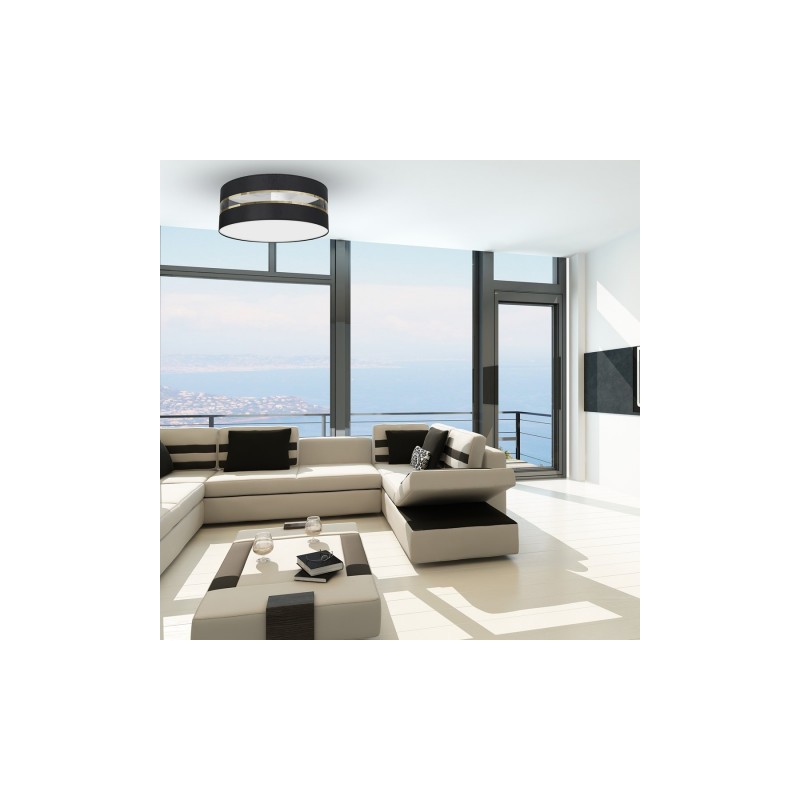 Lampa Sufitowa ULTIMO BLACK 2xE27