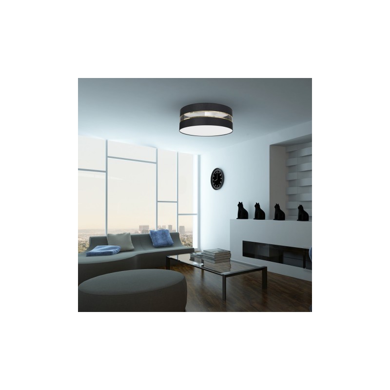 Lampa Sufitowa ULTIMO BLACK 2xE27