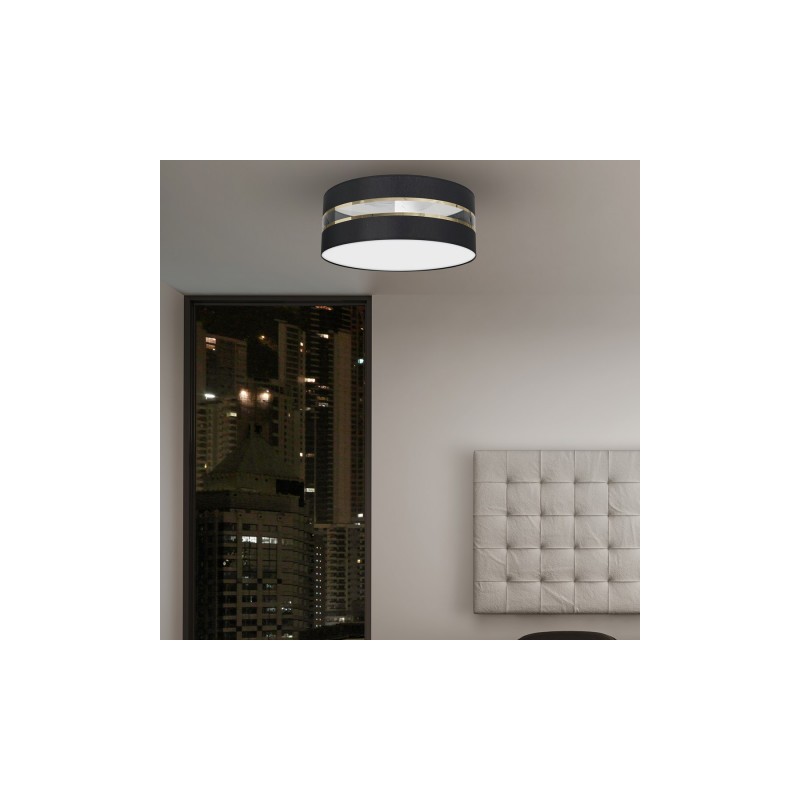 Lampa Sufitowa ULTIMO BLACK 2xE27