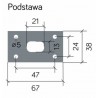 Lampa ogrodowa stojąca nowoczesna Wiki SU-MA -  57cm 60xLED