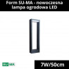 Form SU-MA - nowoczesna lampa ogrodowa LED 7W 230V stojąca 50cm