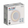 Oprawa Ścienna Kinkiet 5W V-TAC Bridgelux Biały Okrągły IP65 VT-741 3000K 710lm