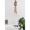 Loft Multi Eco Line B X2 podwójna lampa wisząca z liną konopną KOLOROWE KABLE