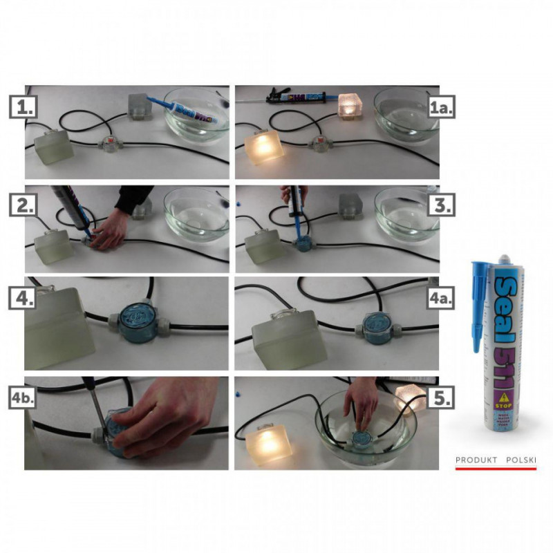Kula Ogrodowa 50cm LED 24V RGB+CCT + Kotwa