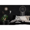 Biała lampa ścienna Loft Metal Wall kinkiet z białym przewodem i żarówką LED 4W KOLOROWE KABLE