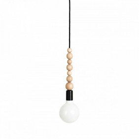 Loft Sfarer czarna strukturalna lampa wisząca KOLOROWE KABLE