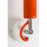 Biała lampa ścienna Loft Metal Compact kinkiet KOLOROWE KABLE