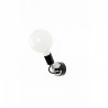 Czarna lampa ścienna Loft Metal Compact kinkiet KOLOROWE KABLE