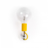 Czarna lampa ścienna Loft Metal Compact kinkiet KOLOROWE KABLE