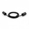 Loft metal line - B04 węgiel kamienny lampa wisząca KOLOROWE KABLE