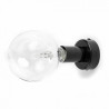 Czarna lampa ścienna Loft Metal Kinkiet KOLOROWE KABLE