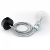 Lampa sufitowa Loft metal zinc lampa wisząca KOLOROWE KABLE