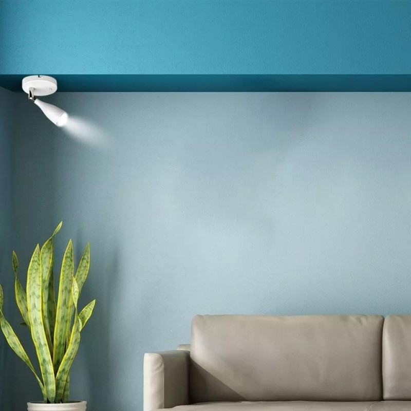 Oprawa Kinkiet V-TAC 4,5W LED Biały z włącznikiem 3000K 360lm VT-805